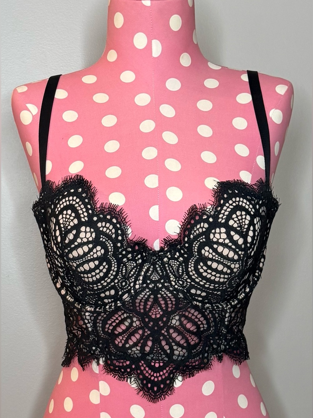 Dream Angels Black Lace Mini Bustier 32DD